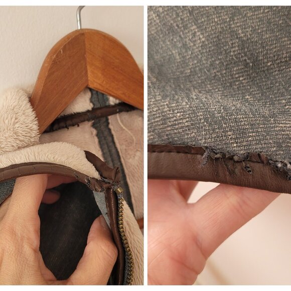 AS-IS Anthropologie "Hei Hei" Reversible Poncho Jacket w/ Hood-M/L - Picture 8 of 15